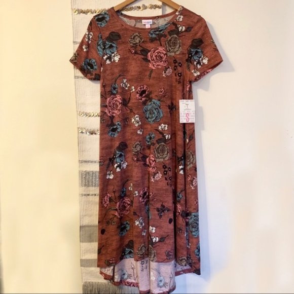 LulaRoe •  Small Floral Carly - Picture 1 of 4